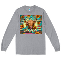 Heather Grey don't be a salty heifer Long Sleeve Tee - Jasminsmagicworld