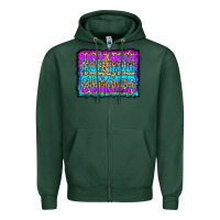 Sports Green Hot Mom Summer Leopard Zipper Hoodie - CowCowDesign