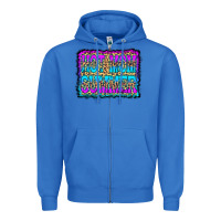 True Royal Hot Mom Summer Leopard Zipper Hoodie - CowCowDesign