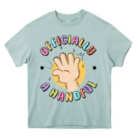 Arona officially a handful Heavy Core Tee - MaliasSmallBusiness