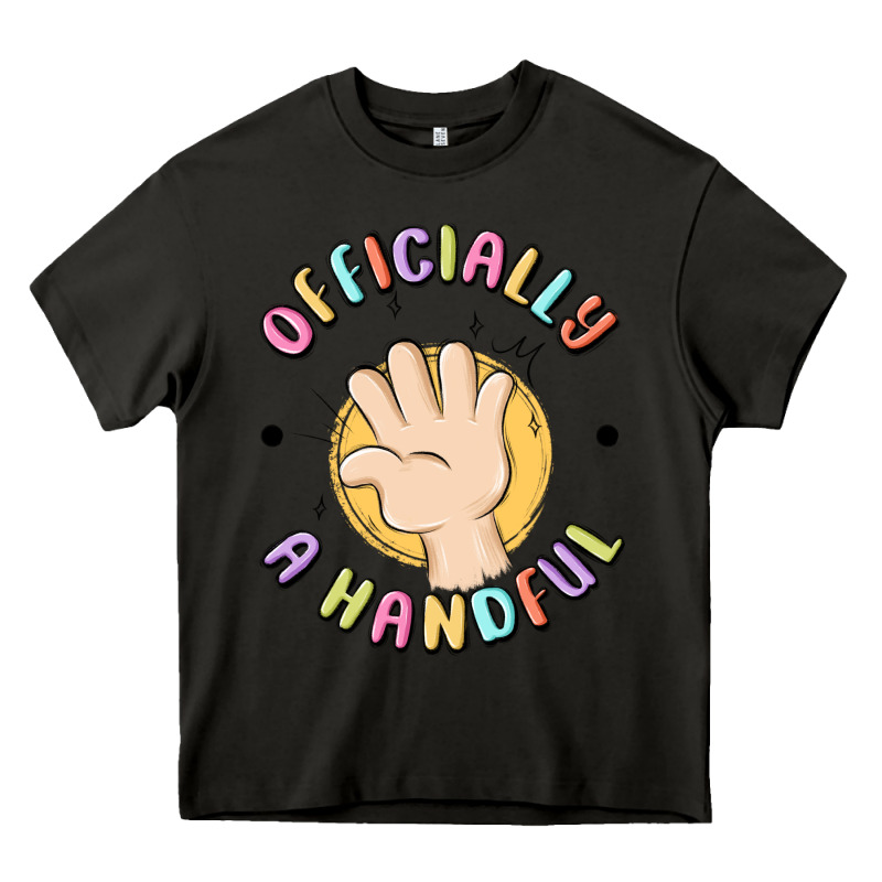 Officially A Handful Heavy Core Tee by MaliasSmallBusiness | Teevron