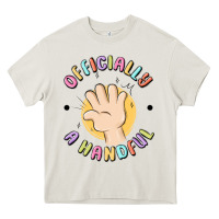 Cream officially a handful Heavy Core Tee - MaliasSmallBusiness