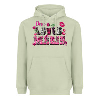 Matcha one loved mama valentine's day Heavyweight Hoodie - FaDigitalArtStudio