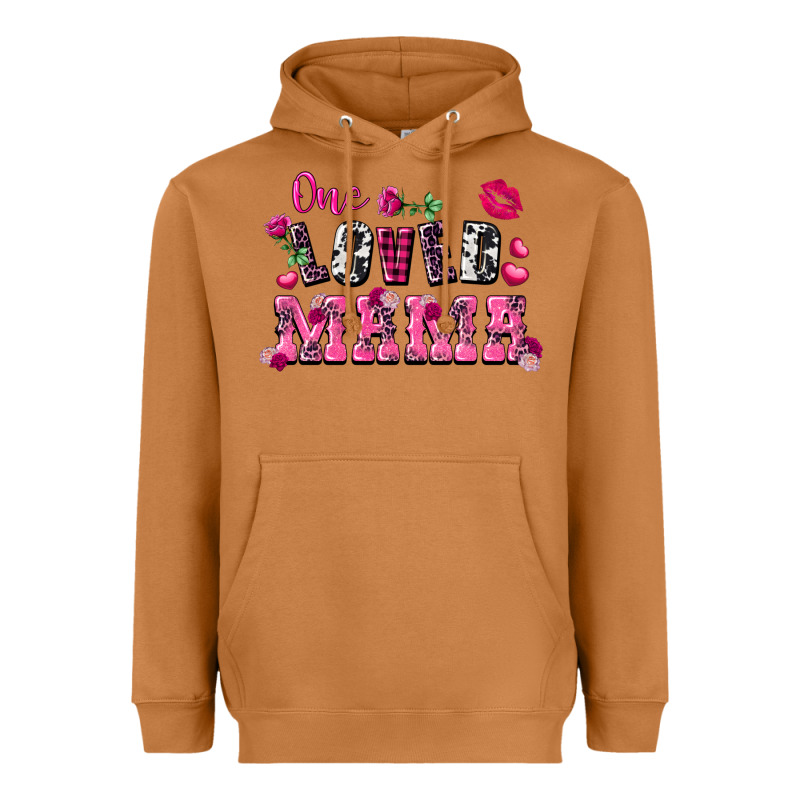 One Loved Mama Valentine's Day Heavyweight Hoodie by FaDigitalArtStudio | Teevron