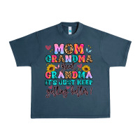 Midnight Navy mom grandma great grandma it's just keeps getting Urban Heavy Tee - Artiststas