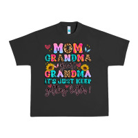 Pigment Black mom grandma great grandma it's just keeps getting Urban Heavy Tee - Artiststas