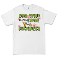 White mental health uplifting quote Premium Tee - MaliasSmallBusiness