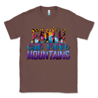 Chestnut Faith Can Move Mountains Classic Tee - LillyAllenDesigns