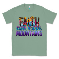 Sage Faith Can Move Mountains Classic Tee - LillyAllenDesigns