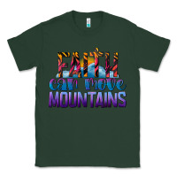 Sports Green Faith Can Move Mountains Classic Tee - LillyAllenDesigns