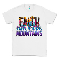 White Faith Can Move Mountains Classic Tee - LillyAllenDesigns