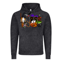 Vintage Black Halloween Nurse Vintage Hoodie - LillyAllenDesigns