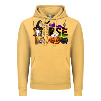 Vintage Mustard Halloween Nurse Vintage Hoodie - LillyAllenDesigns