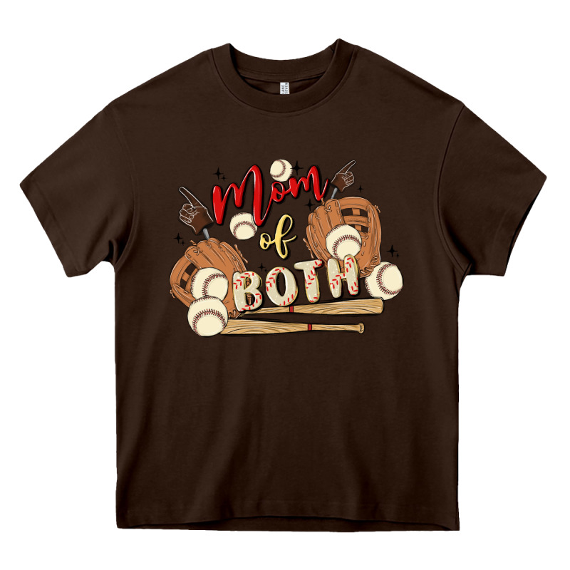 Mama Of Both Heavy Core Tee by MaliasSmallBusiness | Teevron
