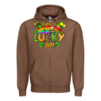 Chestnut St. Patrick's Have a lucky day Zipper Hoodie - OliviaCreatesArt