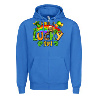 True Royal St. Patrick's Have a lucky day Zipper Hoodie - OliviaCreatesArt