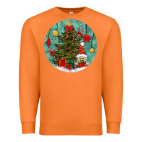 Carrot christmas tree and gnome Premium Sweatshirt - BundleAndBundleShop