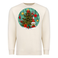 Sandshell christmas tree and gnome Premium Sweatshirt - BundleAndBundleShop