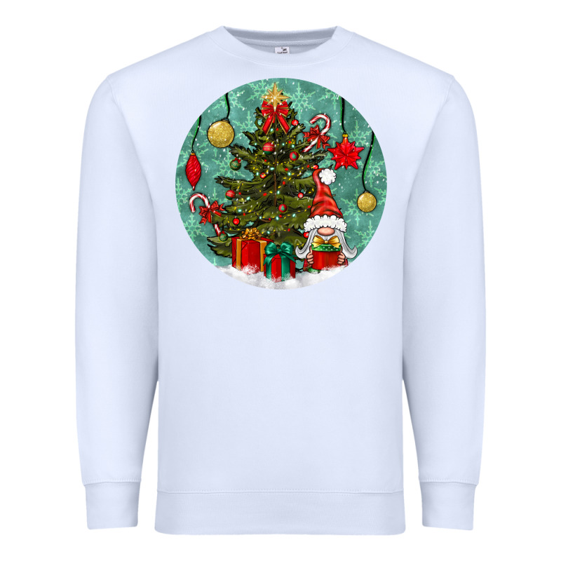 Christmas Tree And Gnome Premium Sweatshirt by BundleAndBundleShop | Teevron