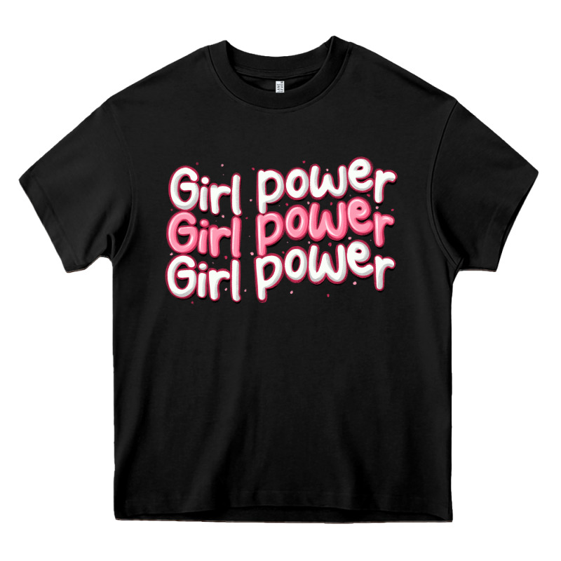 Girl Power Heavy Core Tee by MaliasSmallBusiness | Teevron