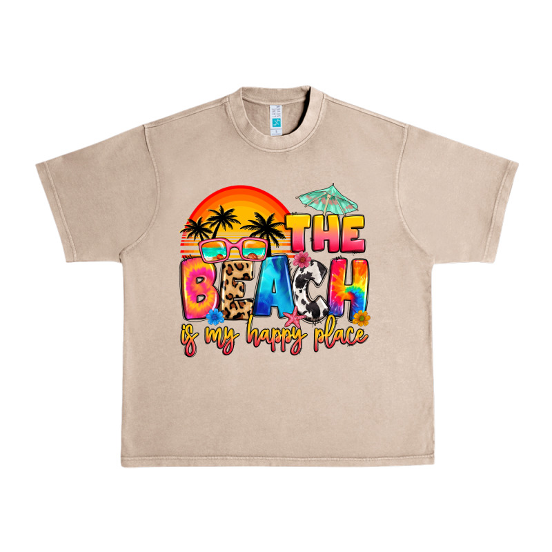 The Beach Is My Happy Place Urban Heavy Tee by Artiststas | Teevron