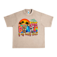 French Oak the beach is my happy place Urban Heavy Tee - Artiststas