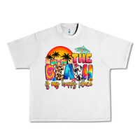 Lunar Rock the beach is my happy place Urban Heavy Tee - Artiststas