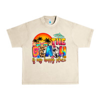 Sandshell the beach is my happy place Urban Heavy Tee - Artiststas