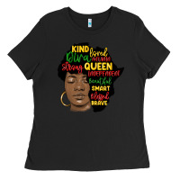 Black black woman africa silhouette Ladies Tee - MaliasSmallBusiness
