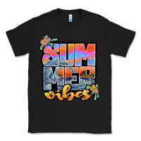 Black sum mer vibes Classic Tee - JahusDesignShop