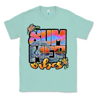 Seafoam sum mer vibes Classic Tee - JahusDesignShop