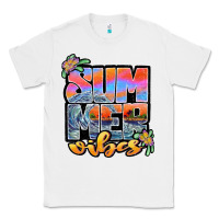 White sum mer vibes Classic Tee - JahusDesignShop