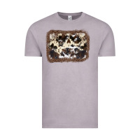 Vintage Zinc Cowhide Leopard Background Vintage Tee - JahusDesignShop