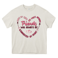 Cream side by or miles apart friends will always be conn Heavy Core Tee - MaliasSmallBusiness