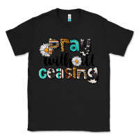 Black Pray Without Ceasing Classic Tee - LillyAllenDesigns