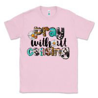 Bubblegum Pink Pray Without Ceasing Classic Tee - LillyAllenDesigns