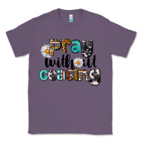 Lavender Pray Without Ceasing Classic Tee - LillyAllenDesigns