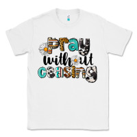 White Pray Without Ceasing Classic Tee - LillyAllenDesigns
