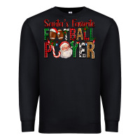 Black Santa's Favorite Football Player For Christmas Premium Sweatshirt - FaDigitalArtStudio