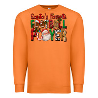 Carrot Santa's Favorite Football Player For Christmas Premium Sweatshirt - FaDigitalArtStudio