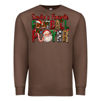 Chestnut Santa's Favorite Football Player For Christmas Premium Sweatshirt - FaDigitalArtStudio