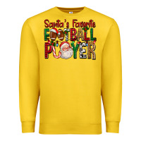 Santa's Favorite Football Player For Christmas Premium Sweatshirt | Teevron