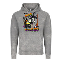 Moo I Mean Boo Holstein Cow Vintage Hoodie | Teevron