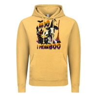 Vintage Mustard Moo I Mean Boo Holstein Cow Vintage Hoodie - LillyAllenDesigns