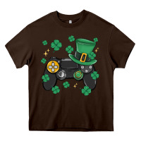 Chocolate Brown video game st patricks day Heavy Core Tee - MaliasSmallBusiness