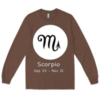 Chestnut Scorpio Horoscope Long Sleeve Tee - Bettercallsaul