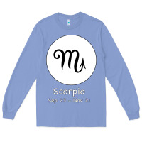 Colony Blue Scorpio Horoscope Long Sleeve Tee - Bettercallsaul