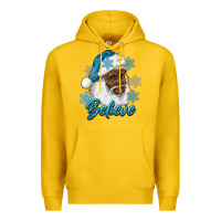 Lemon winter christmas african american santa believe Premium Hoodie - RanaPortraitStore