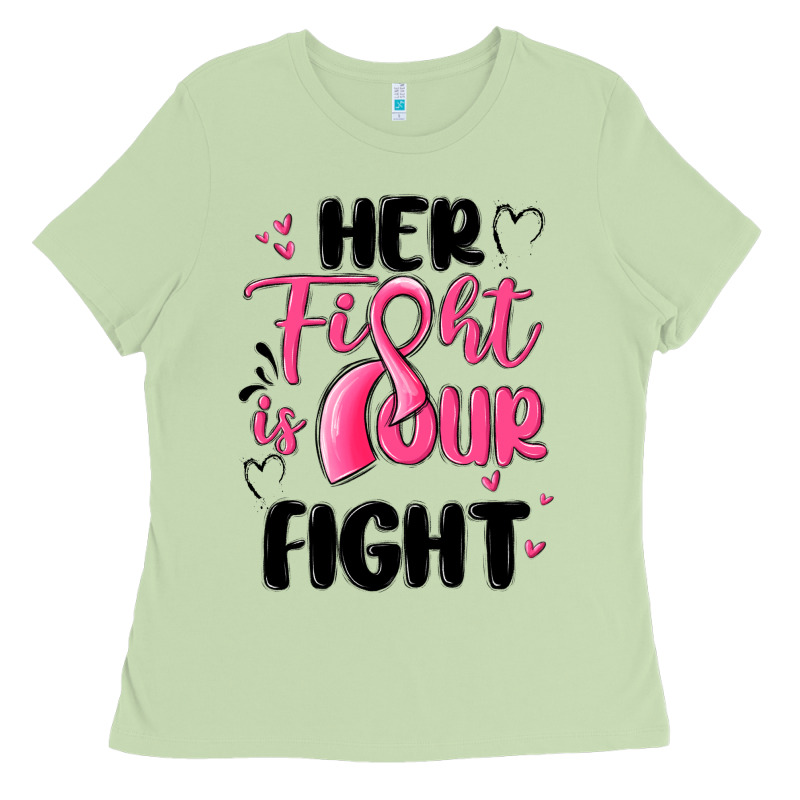 Her Fight Is Our Fight Ladies Tee by MaliasSmallBusiness | Teevron