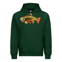 Foreset Green leaping brook trout Urban Hoodie - LillyAllenDesigns